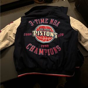 Pistons letter jacket